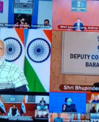PM virtual interaction with DCs of five Aspirational Districts